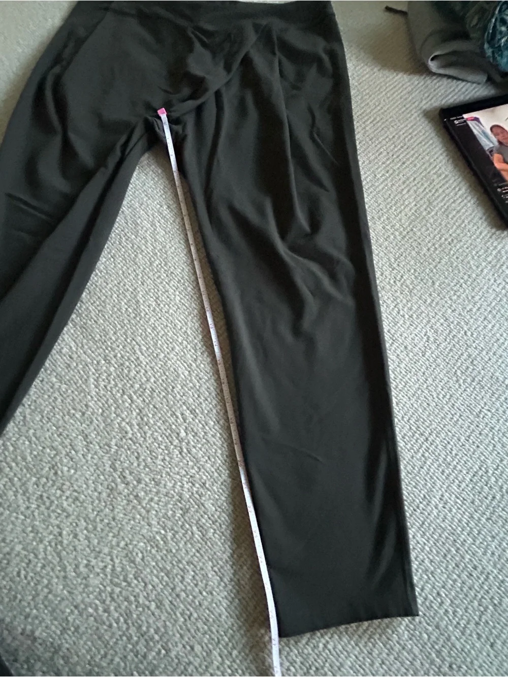 lululemon athletica Black Draped Harem Pants